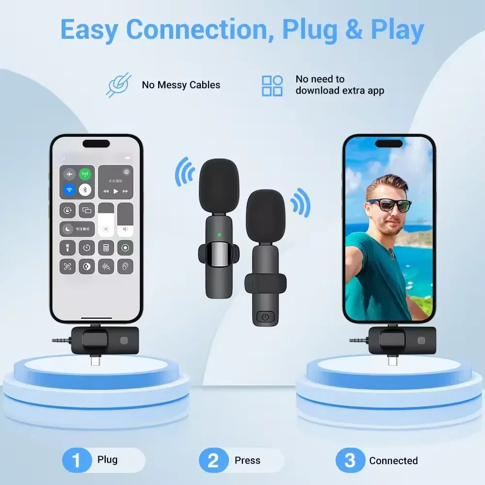 Basix Mini Wireless Lavalier Microphone